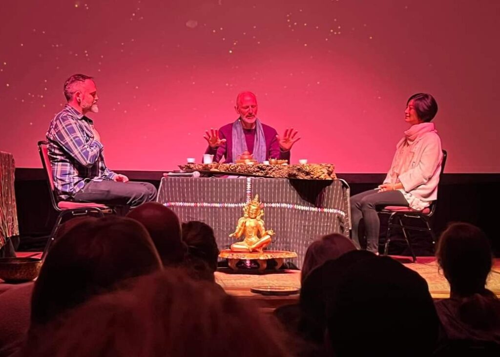 Tea session Richard Rudd, Yunbei Li, Jesse Chesnutt
Boulder Theater, live event, into the mystic 